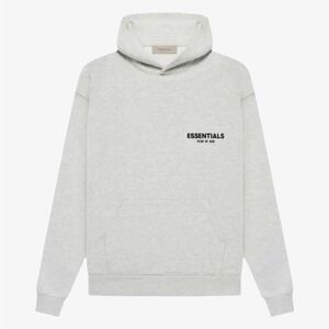 NEW WITH TAGS Fear Of God Essentials Hoodie Light Oatmeal Large